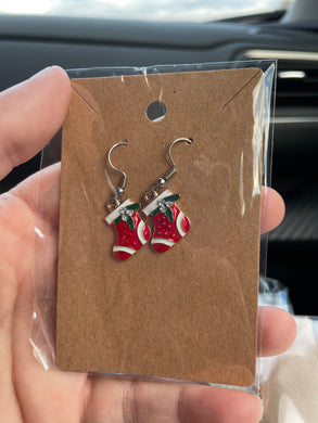 Stockings earrings