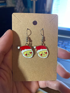 Santa earrings