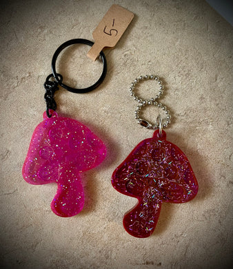 Mushroom - Resin keychain - small