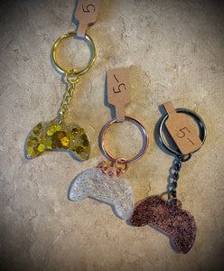 Video Game Controller 4 - Resin keychain, small