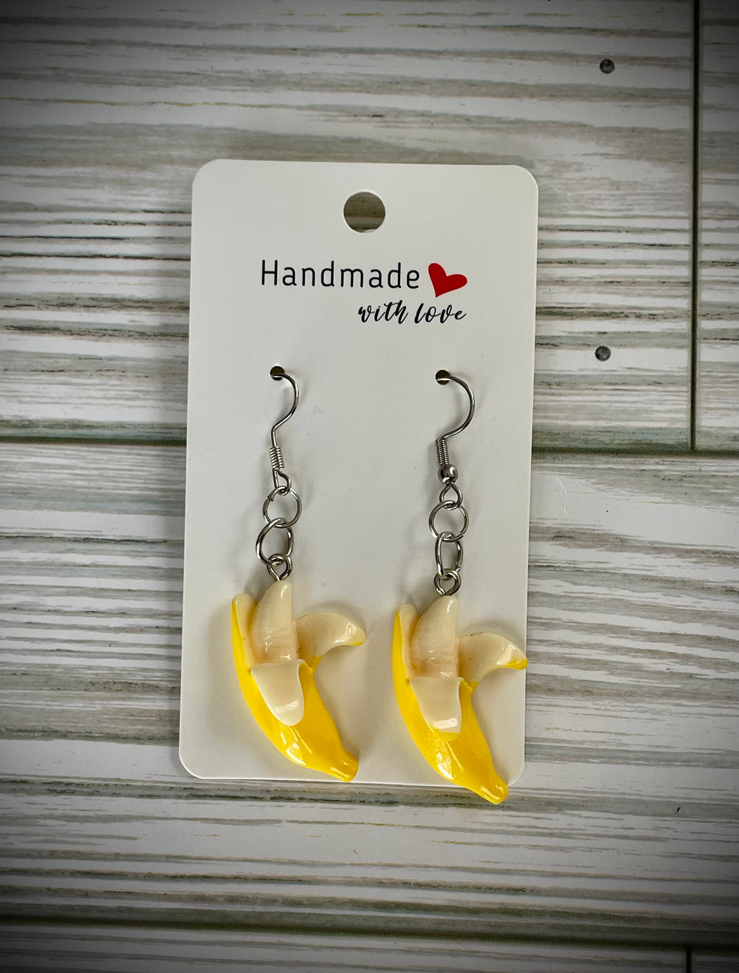 Banana earrings