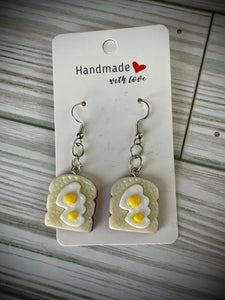 Eggs & Toast earrings