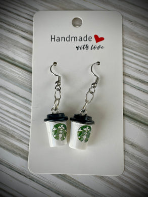 Coffee earrings