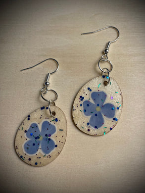 Mixed Media wooden Earrings