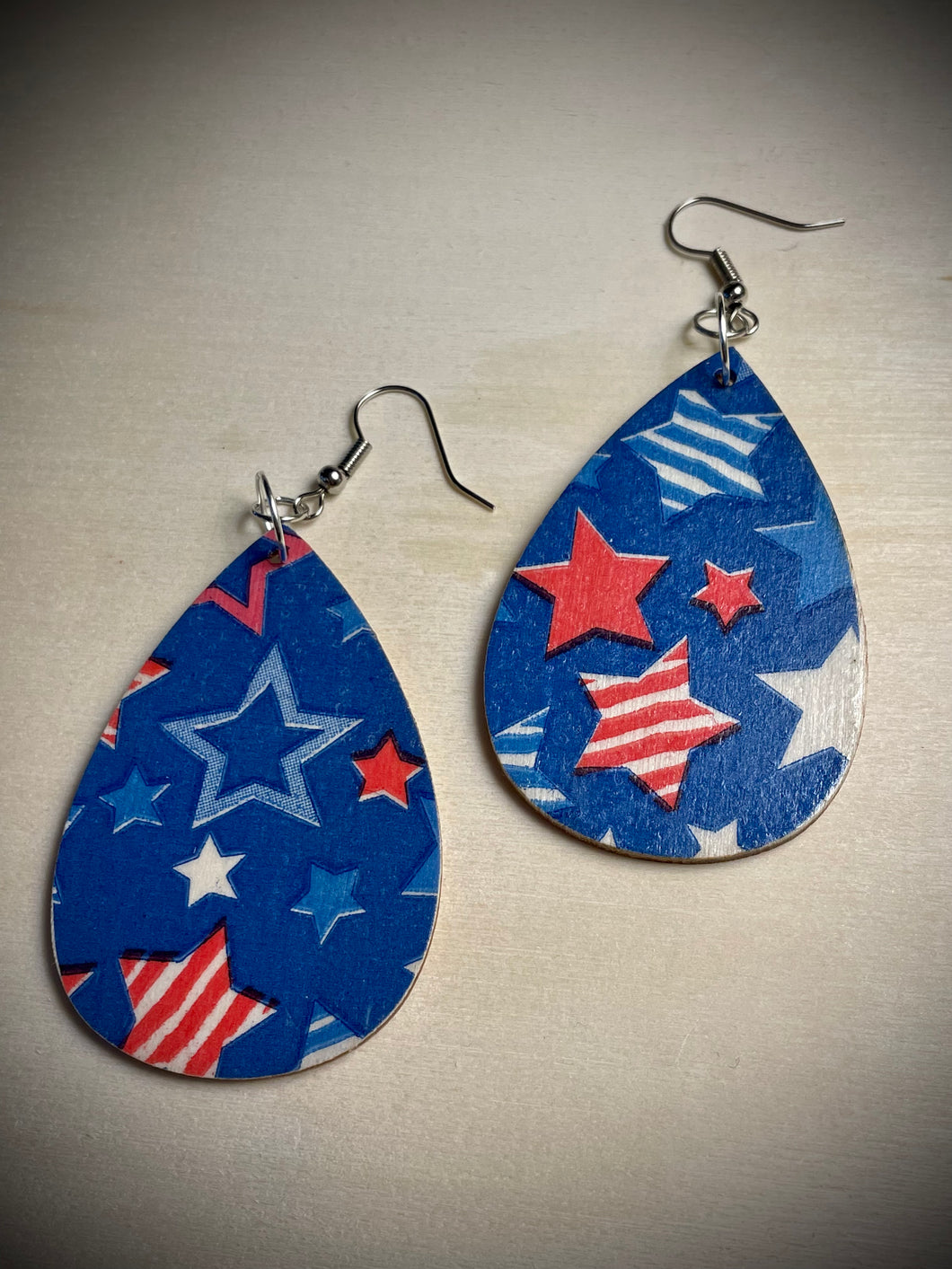 Mixed Media wooden Earrings